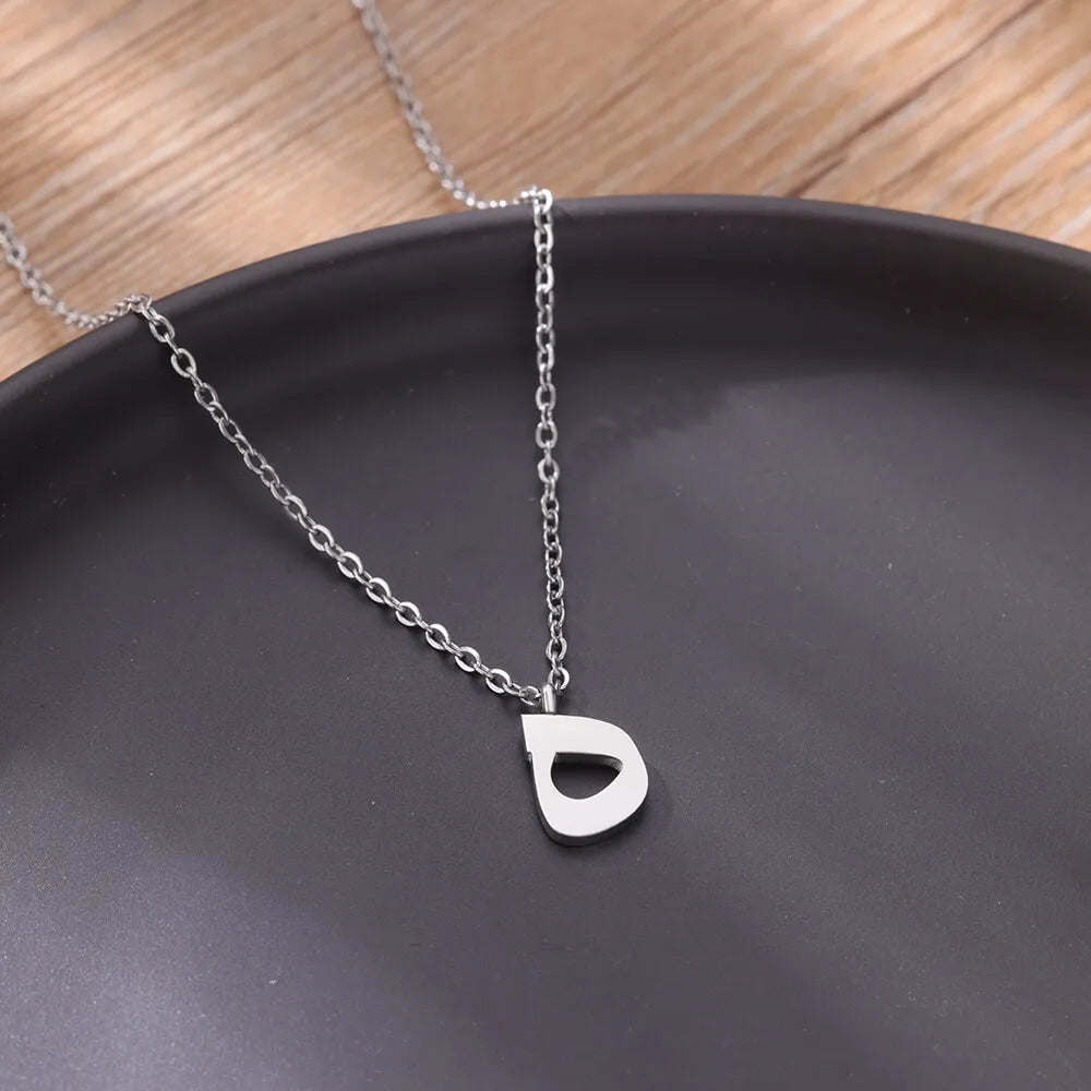Collier Personnalise Arabe - Collier Initiale Prénom Arabe argent
