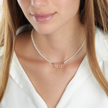 Japanese Personalized Necklace - Pearl