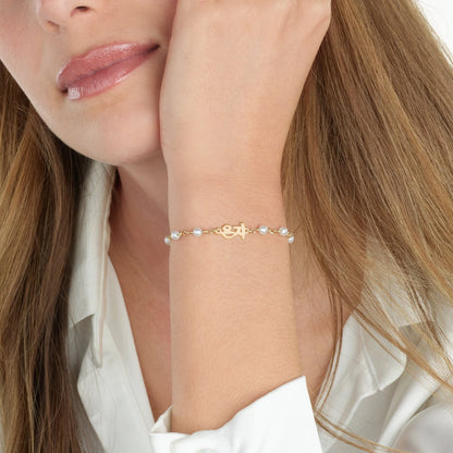 Bracelet Personnalisé Coréen -  Perle