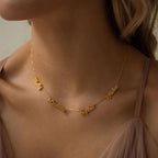 Collier personnalisé couleur or rose