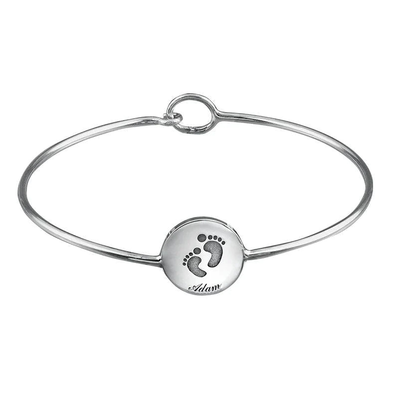 Personalisiertes Baby-Namensarmband – 925er Sterlingsilber